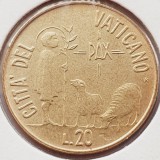 3161 Vatican 20 Lire 1984 Ioannes Paulus II (Shepherd) km 178, Europa