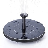 Cumpara ieftin Fantana Artezianta Solara Gradina, 16cm, Multifunctionala, Negru, Pulverizare Multipla, Decor Iaz