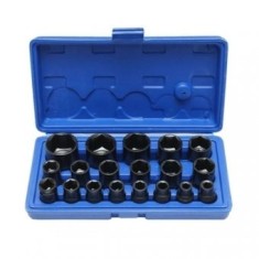 Trusa chei tubulare hexagonale ,Dimensiuni 8-32 mm ,Set tubulare 19 piese