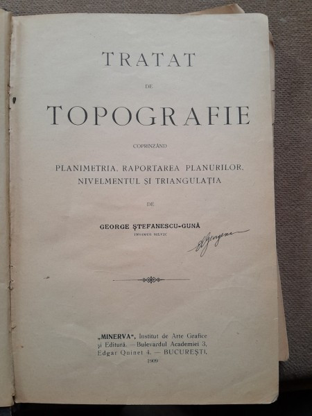 Tratat de topografie - George Stefanescu Guna