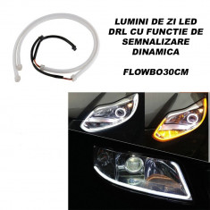 Banda flexibila led drl 30cm cu functie de semnalizare dinamica flowbo30cm foto