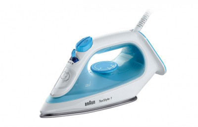 Fier de calcat cu abur Braun Household TexStyle 1 SI 1050BL, 2000 wati, albastru - RESIGILAT foto