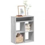 VidaXL Bibliotecă, gri sonoma, 66x31x80 cm, lemn prelucrat