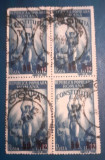Cumpara ieftin Romania 1952 Lp 298 Constitutia bloc de 4 timbre ștampilate, Stampilat