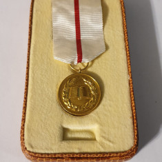Medalia Meritul Stiintific Clasa 1 RSR in Cutia Originala