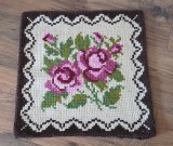 FATA DE PERNA DECORATIVA VINTAGE LUCRATĂ ȘI CUSUTA MANUAL