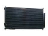 Condensator climatizare Honda Accord, 01.2004-05.2008, motor 2.2 iCTDI, 103 kw diesel, cutie manuala, full aluminiu brazat, 690(640)x375(355)x16 mm,
