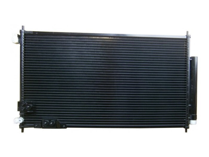 Condensator climatizare Honda Accord, 01.2004-05.2008, motor 2.2 iCTDI, 103 kw diesel, cutie manuala, full aluminiu brazat, 690(640)x375(355)x16 mm,