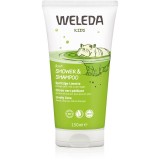 Weleda Kids Cheerful Lime cremă de duș și șampon pentru copii 2 in 1 150 ml