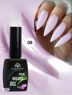 Gel pentru modelarea unghiilor 12 ml, Color Builder Gel, 08 foto