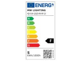 Bandă LED POS 2835 120 LED/m 9,6W/m Alb Neutru IP64 HQS-9.6W-120LED-WW-WP-12V-5M