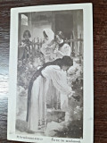 Carte postala, Fete in gradina, 1914, circulata