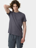 Tricou regular din bumbac organic pentru bărbați, 4F Sportswear