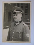 Fotografie colectie 98 x 70 mm cu ofiter nazist 1940