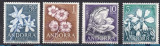 ANDORRA -Spania 1966, Flora, serie neuzata, MNH, Nestampilat