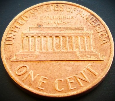 Moneda 1 CENT - SUA, anul 1974 * cod 195 = A.UNC foto