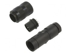 Conector M16 Mufă Tată 7 Pin Argintat IP67 5A