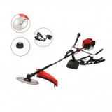 Motocoasa pe benzina profesionala Premium 3CP, 2T 52cc, turatie 7500rpm, disc 3T/40T, tambur fir, kit accesorii incluse THOR