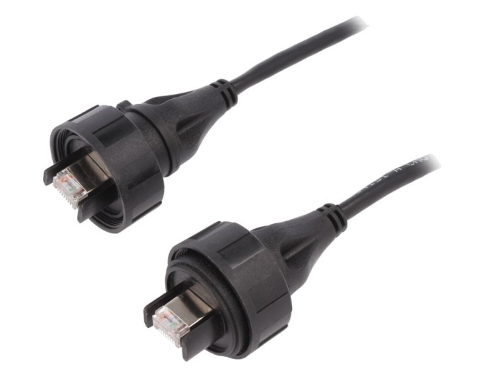 Cablu patch cord Ethernet 5m IP68