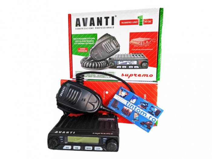 Statie Radio CB AVANTI Supremo 20 AutoSquelch * Editie noua 2024 *