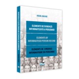 Elemente de evidenta informatizata a persoanei. Elements of informatised person record. El&eacute;ments de evidence informatique du personne - Anane Ivan