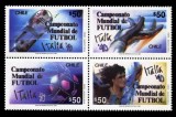 CHILE - 1990 - SPORT , FOTBAL BLOC NESTAMPILAT