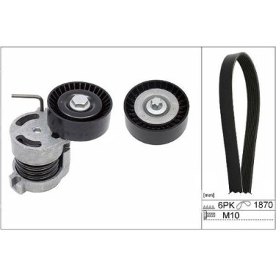 Set curea transmisie BMW 1 (E81) 09.06-09.12, 1 (E87) 02.03-01.13, 1 Convertible (E88) 12.07-12.13, 1 Coupe (E82) 10.06-10.13, 3 (E46) 12.97-05.05, 3 foto