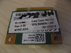 Placa wireless laptop HP EliteBook 8460p, BCM94313HMG2LP1, 593836-001 foto
