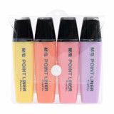 Evidentiator pastel 4 culori/set M&amp;G