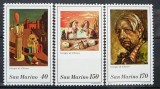 San Marino 1979 - Picturi, Chirico, serie neuzata