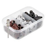 Cumpara ieftin Rezerve Smirghel Unghii SensoPRO Milano, Granulatie #80 #120 #180, set 75 buc