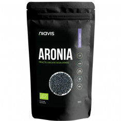 Fructe uscate raw ecologice Aronia, 125g, Niavis