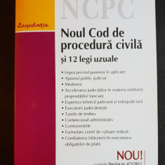 Noul Cod de procedură civilă și 12 legi uzuale NCPC - actualizat 24 ian. 2014