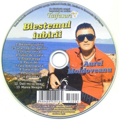 CD Aurel Moldoveanu &amp;lrm;&amp;ndash; Blestemul Iubirii, original foto