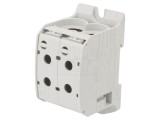 Conector &Icirc;mbinare Șine 95mm2 4 Borne Gri STB TS35 1kV