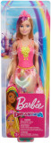 Barbie papusa printesa dreamtopia cu coronita roz, Mattel