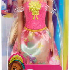 Barbie papusa printesa dreamtopia cu coronita roz