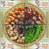 MOLDOVA 2016, Legume, serie neuzata, MNH