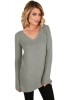 BL972-18 Bluza tricotata cu decupaj la spate accesorizat cu snur, L, M, M/L