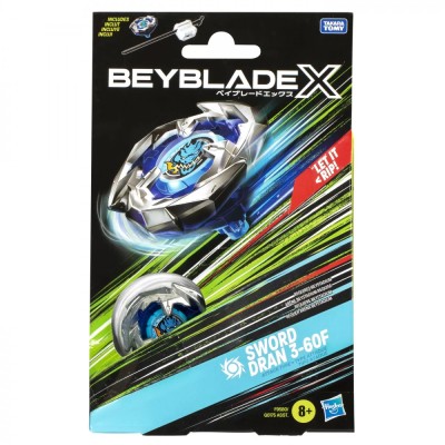 Beyblade X Let It Rip Set Lansator Si Roata Sword Dran 3-60f foto