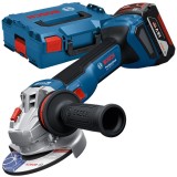 Bosch GWS 18V-11 S - Polizor unghiular cu 1 acumulator Li-Ion 18 V 5 Ah 125 mm valiza speciala