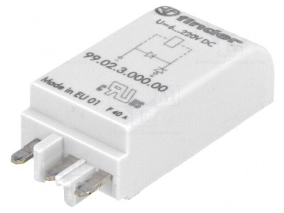 Modul de Protecție Soclu Verde 6-220VDC foto