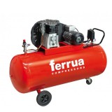 Compresor de aer FB38B-200 CT4 FERRUA, debit aer aspirat 480 l/min, capacitate butelie 200 L, presiune 10bar, 400V