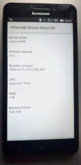 Lenovo A5000 Negru foto