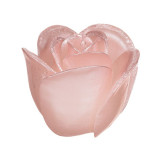 Lumanare decorativa cu forma de Trandafir 3D Roz, 12x12 cm, ATU-080986