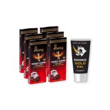Cumpara ieftin Pachet pentru cupluri: Set 6 afrodisiace cafea DIBLONG, 60g + Gel mărire penis RHINO GOLD XXL, 59 ml