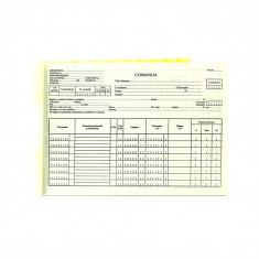 Nota de comanda, format A4, orientare vedere, 100 file