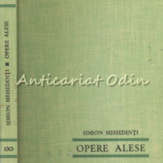 Opere Alese - Simion Mehedinti - Tiraj: 5180 Exemplare