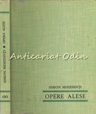 Opere Alese - Simion Mehedinti - Tiraj: 5180 Exemplare