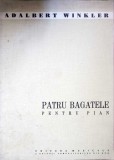 PATRU BAGATELE PENTRU PIAN (PARTITURA)-ADALBERT WINKLER-350539